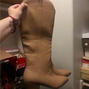 Target Tan Heeled Boots for Women